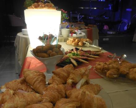 Aperitif with salty Croissant at the Best Western Plus Hotel Perla del Porto