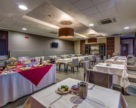 The buffet breakfast in our hotel 4 star hotel in Catanzaro Lido is rich in typical products