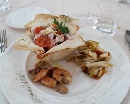Check out a meal at the Restaurant L'olimpo
