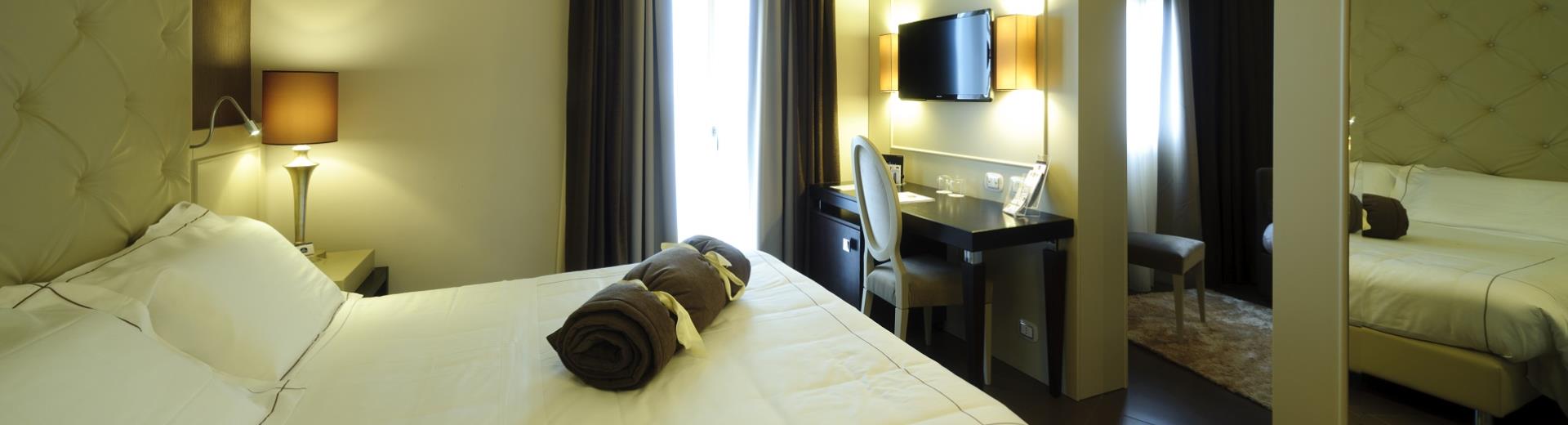 The elegant junior suites at the Best Western Plus Hotel Perla del Porto in Catanzaro Lido