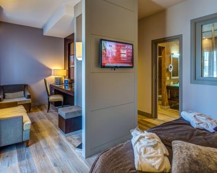 Best Western Plus Hotel Perla del Porto, 4 stelle a Catanzaro, dispone di una suite attrezzata con ogni comfort