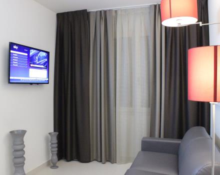 Zona living nelle camere del Best Western Plus Hotel Perla del Porto Catanzaro Lido