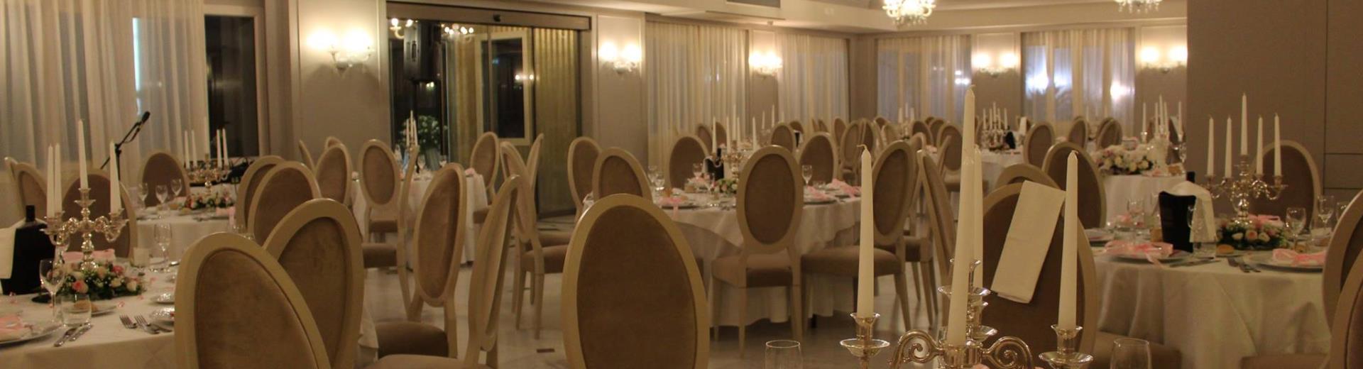 La sala ricevimenti del BW Plus Hotel Perla del Porto per il tuo matrimonio a Catanzaro Lido